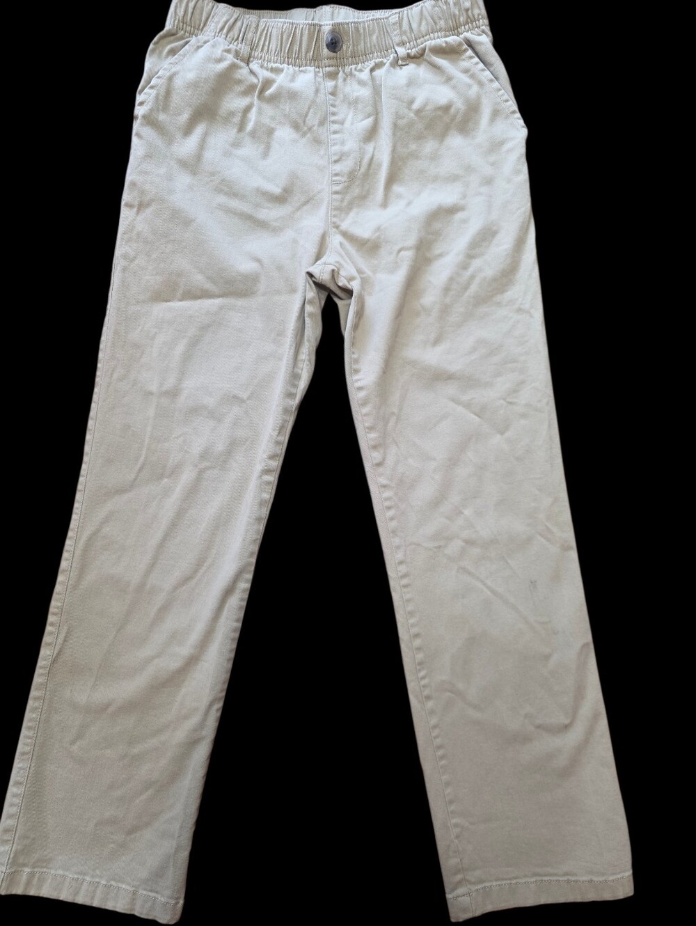 The Children's Place Beige/Tan Elastic-Waist Khaki Chinos